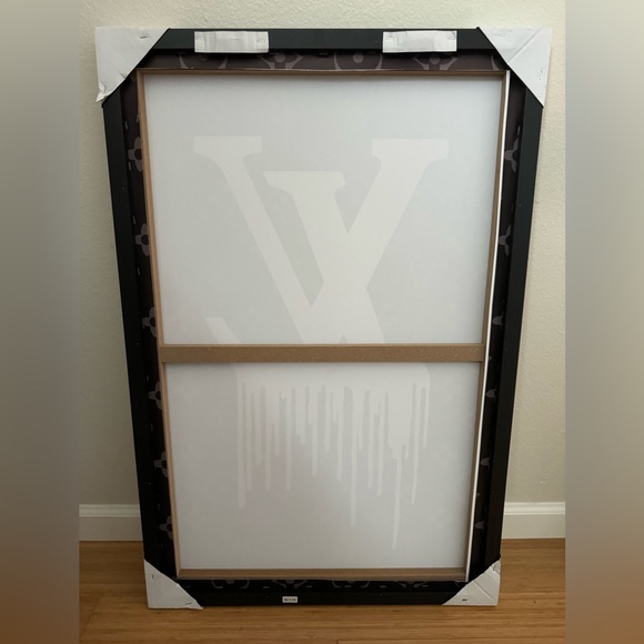 Fairchild Paris Louis Vuitton Drip Canvas Artwork - Picture 2 of 2